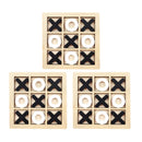 Jogo da Velha Montessori em Madeira – Brinquedo Educativo de Raciocínio para Crianças – Compre 2 Leve 3