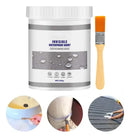 Selante Impermeabilizante Invisível 500g com Pincel – Revestimento Transparente Anti-Vazamento para Banheiros, Telhados e Paredes