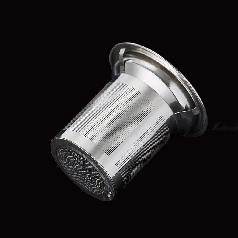 Bule de Vidro Resistente ao Calor com Infusor em Aço Inox – Design Quadrado 950ml