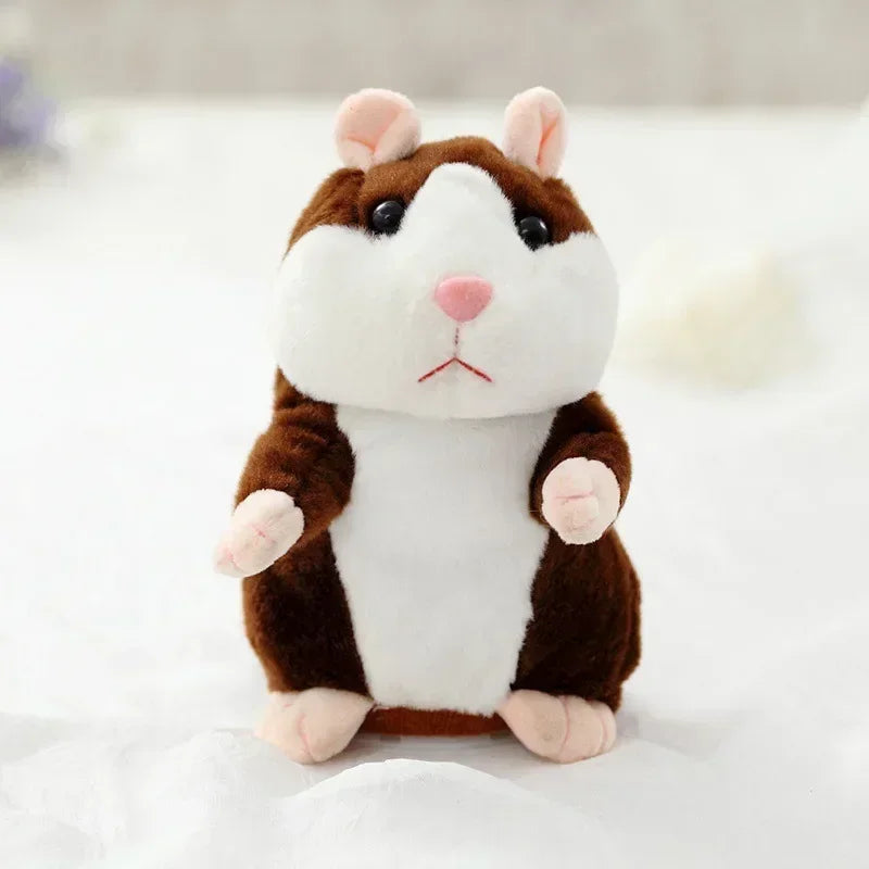 Hamster de Pelúcia Interativo que Fala e Repete – Brinquedo Divertido Infantil com Voz