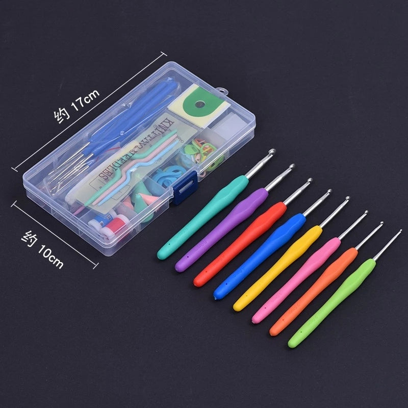 Kit Amigurumi Crochê Completo com Agulhas e Acessórios - 53 Peças