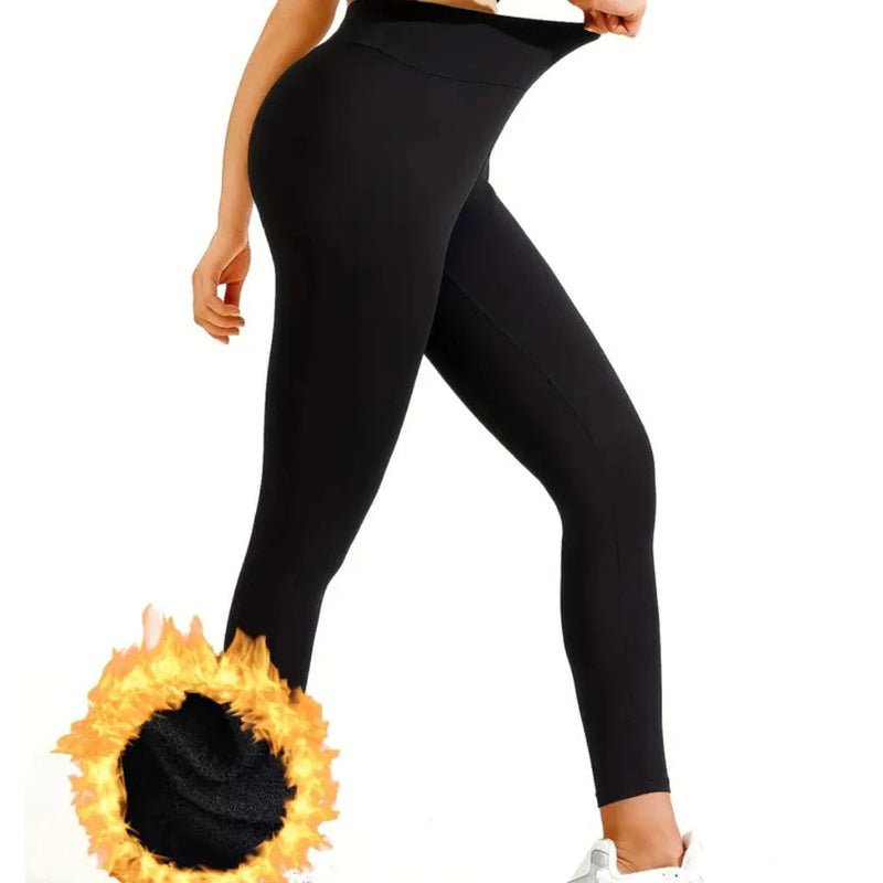 Kit com 3 Leggings Femininas Flaneladas Peluciadas para Inverno