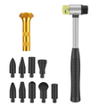 Martelo Removedor de Amassados Automotivos – Kit 9 Peças para Reparo de Lataria Sem Danificar a Pintura