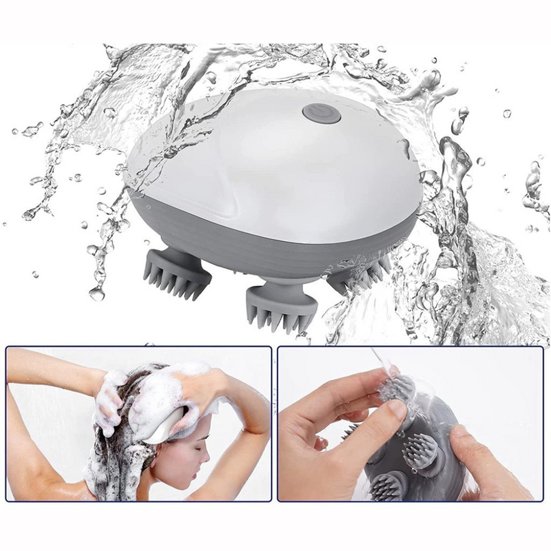 Mini Massageador Elétrico Portátil Impermeável para Corpo e Pescoço