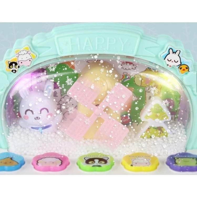 Piano Infantil Eletrônico com Floco de Neve – Brinquedo Musical com Luzes, Sons e Teclas Interativas