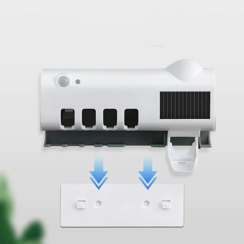 Suporte para Escova de Dentes com Luz UV Esterilizadora Antibacteriano