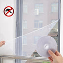 Tela Mosquiteiro para Janela 150x180cm com Velcro Autocolante Removível Anti-Inseto - Compre 1 Leve 2